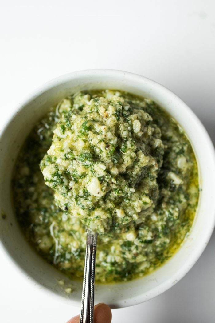 DELISH Basil Tarragon Pesto Recipe