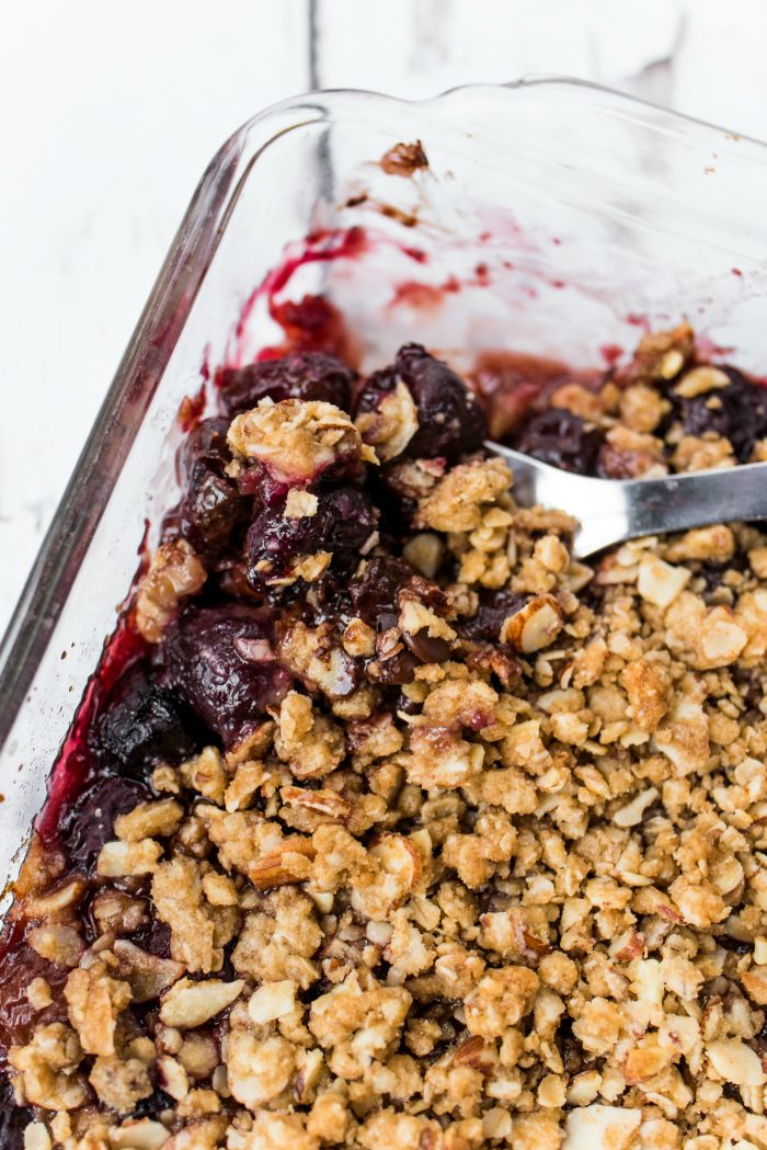 best Cherries and Chocolate Almond Crisp recipe