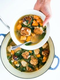 Chicken Meatball Italian Wedding Soup