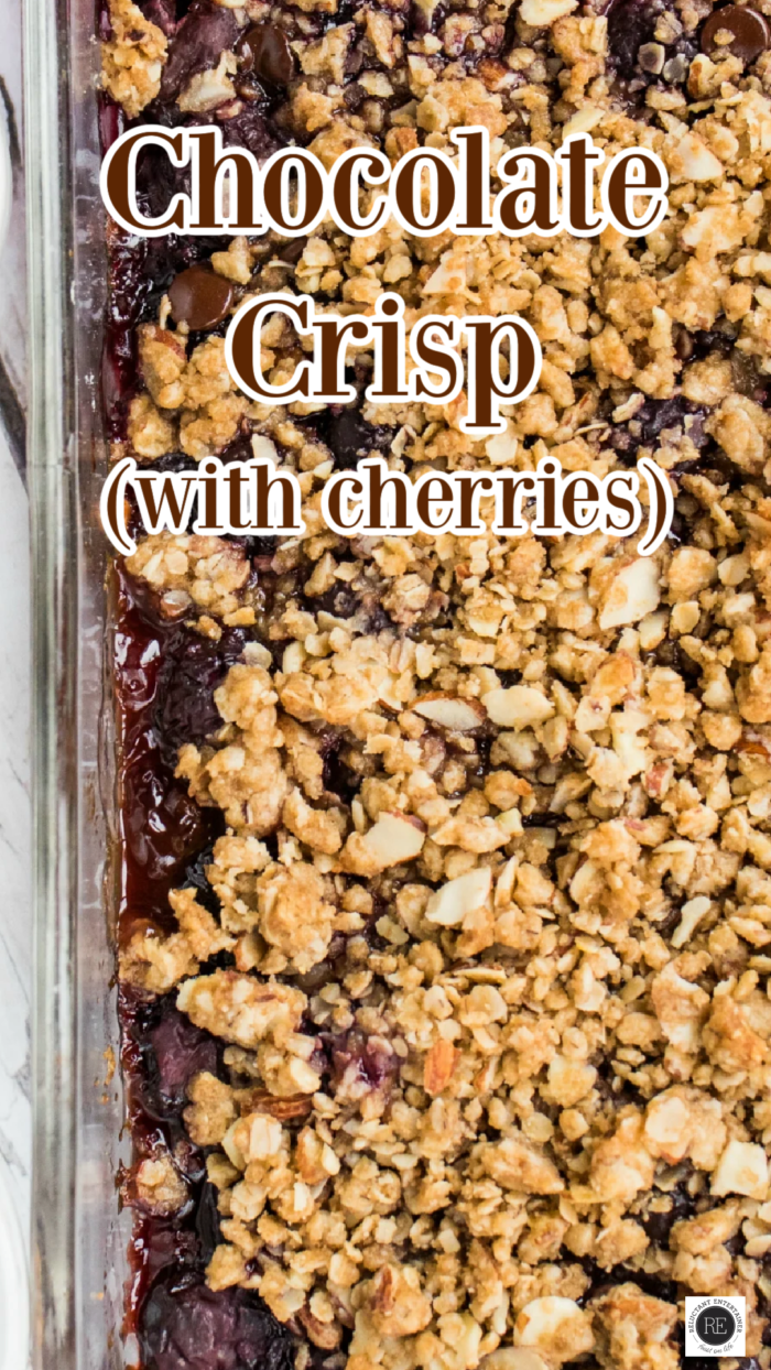 Chocolate Cherries Crisp