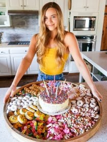 Epic FUNFETTI® Inspired Cake Board