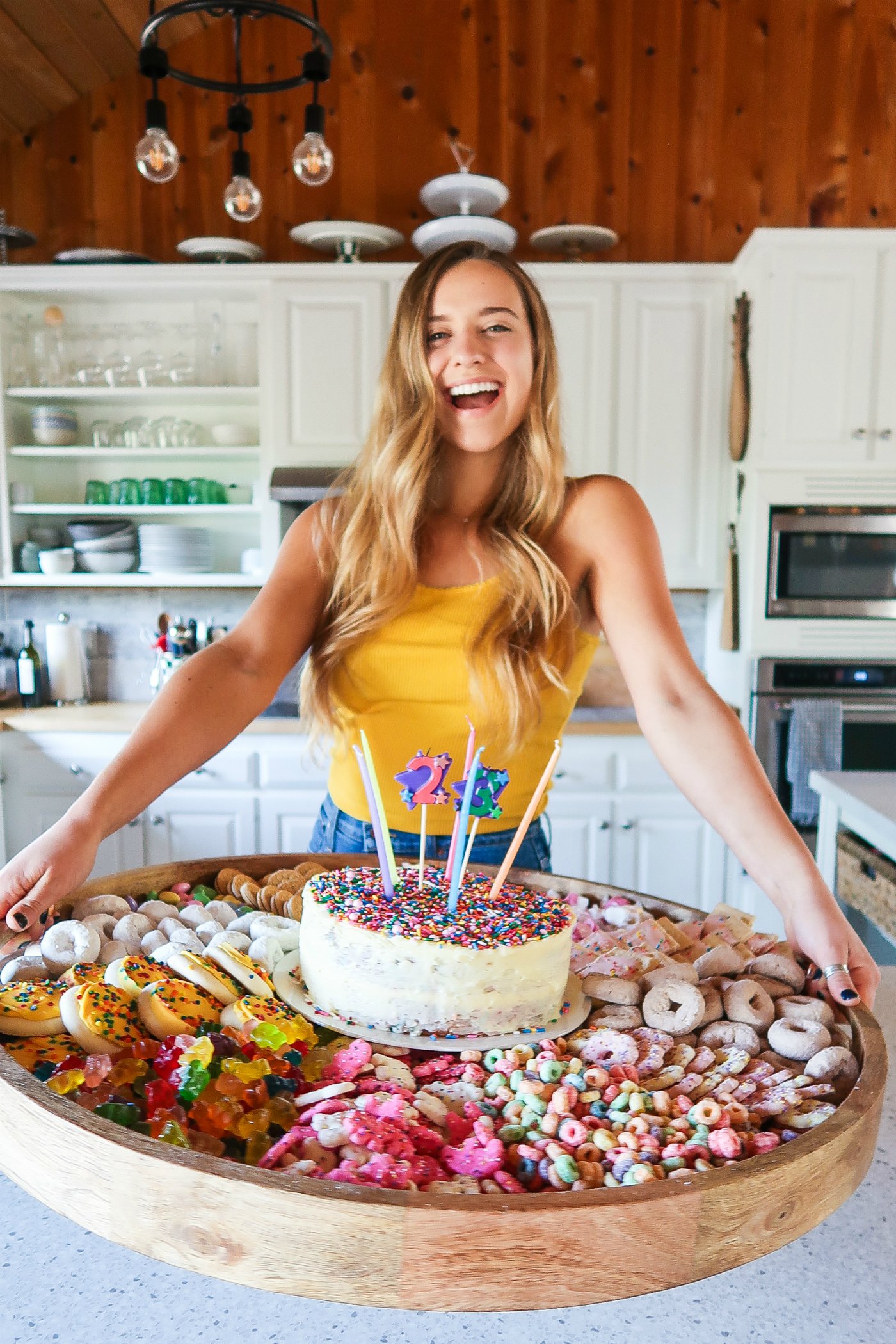 Epic FUNFETTI® Inspired Cake Board - Reluctant Entertainer