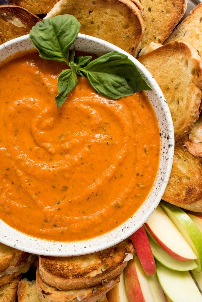 Tomato Orange Soup Board