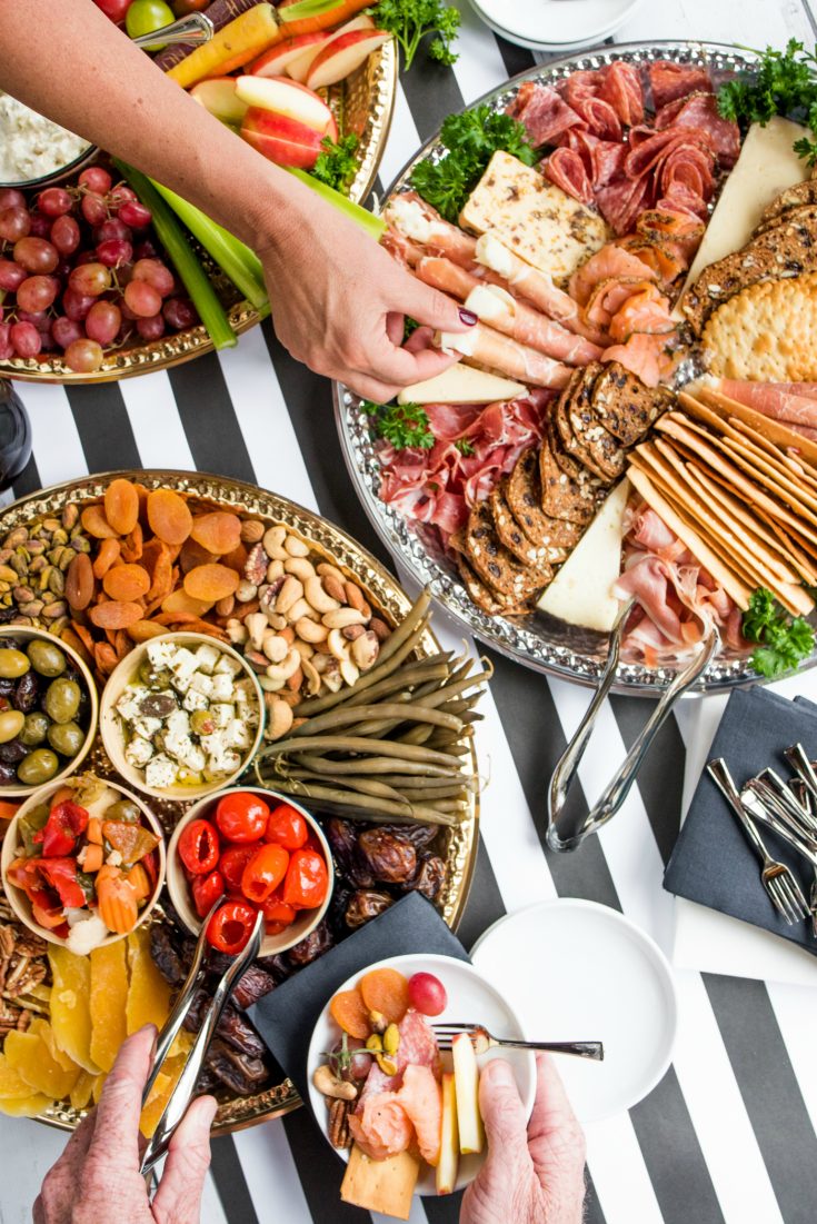 Holiday Charcuterie Board Appetizers - Reluctant Entertainer