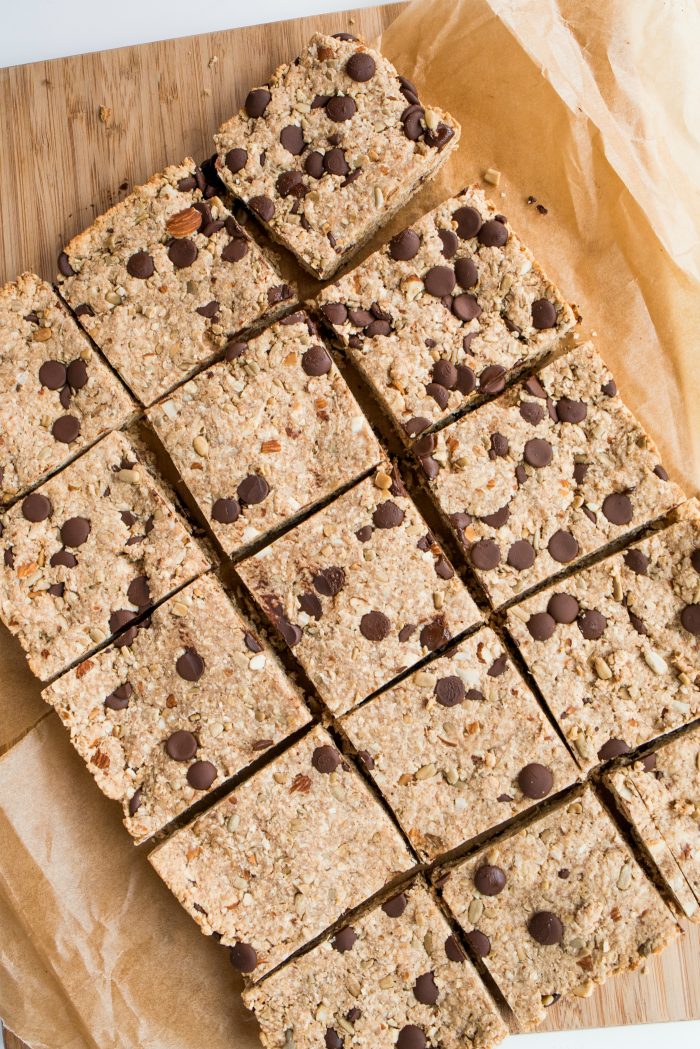 BEST Peanut Butter Cinnamon Granola Bars