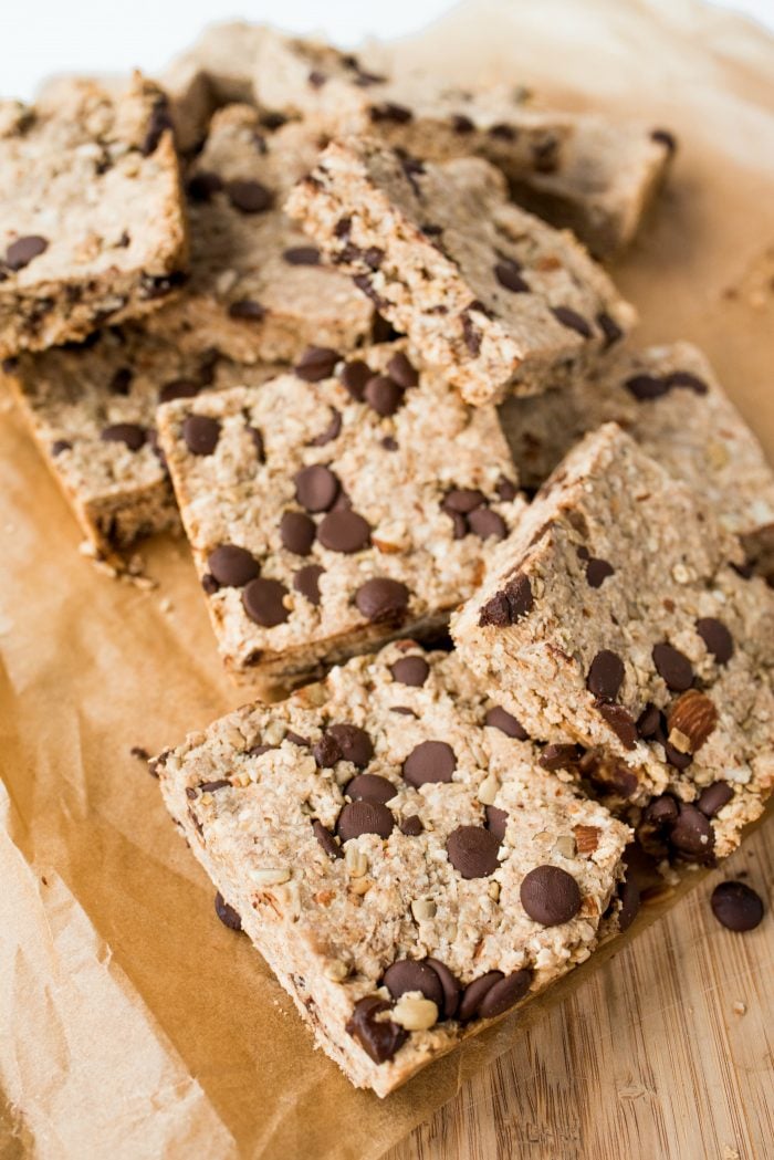 Peanut Butter Cinnamon Granola Bars