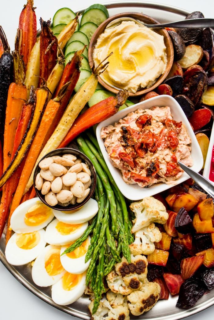 Roasted Veggie Crudite Platter