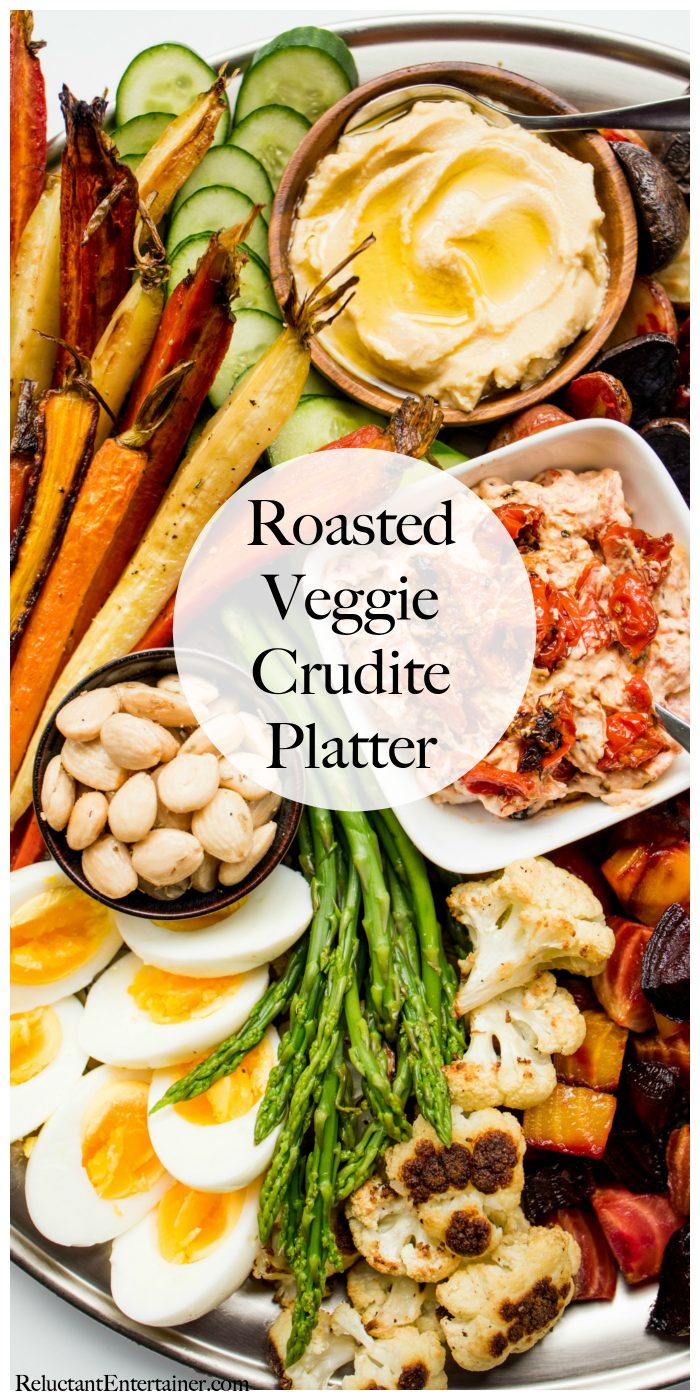 Roasted Veggie Crudite Platter Recipe