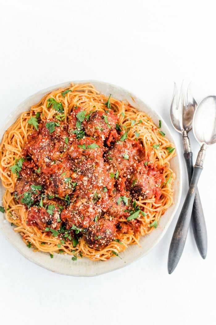 EASY Spaghetti and Meatballs