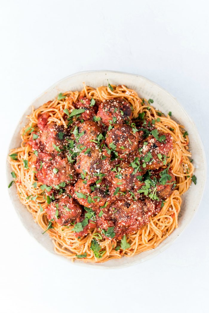 The BEST Spaghetti & Meatballs