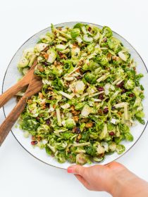 Waldorf Brussels Sprout Salad