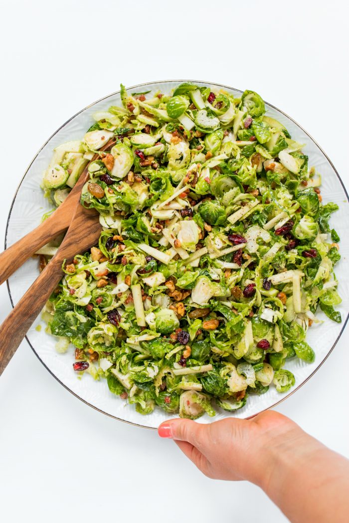 Waldorf Brussels Sprout Salad