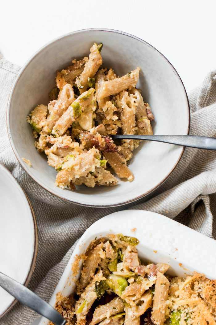 Brussels Sprouts Pasta Bake Recipe