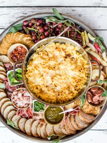 Macaroni and Cheese Dinner Board