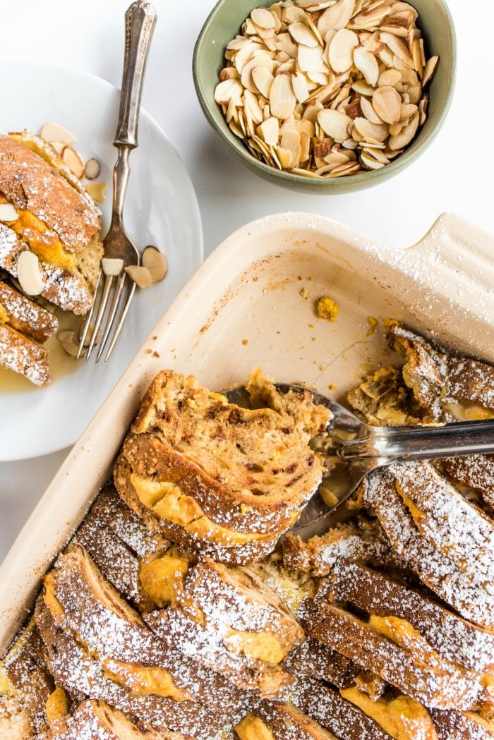 Tasty Pumpkin Maple French Toast Bake