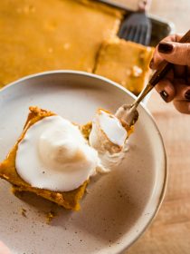 Friendsgiving Pumpkin Pie Squares Recipe