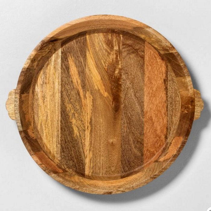 round mango wood board from Target