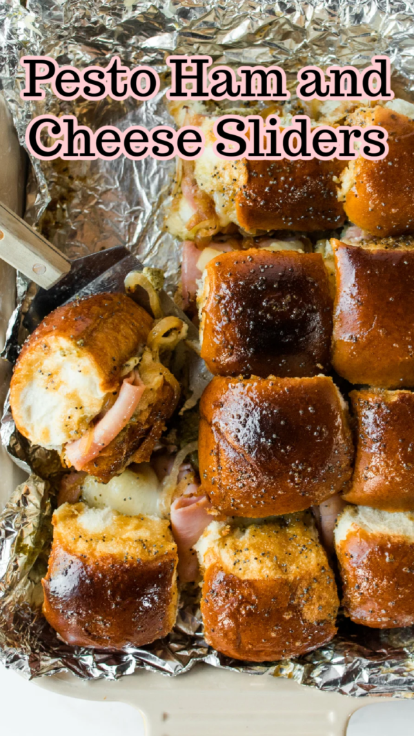 pesto ham and cheese sliders