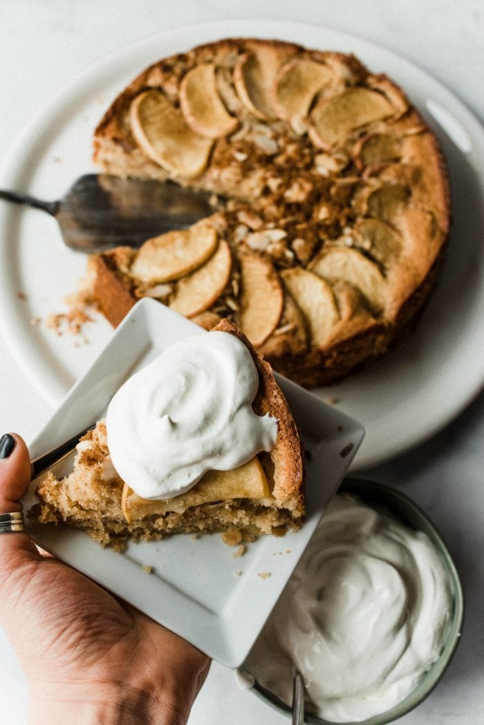 Tasty Spelt Cinnamon Apple Cake