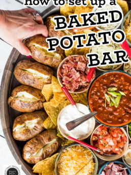 Baked Potato Bar - how to set up