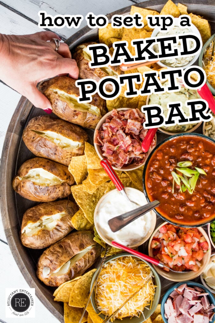 Baked Potato Bar - how to set up