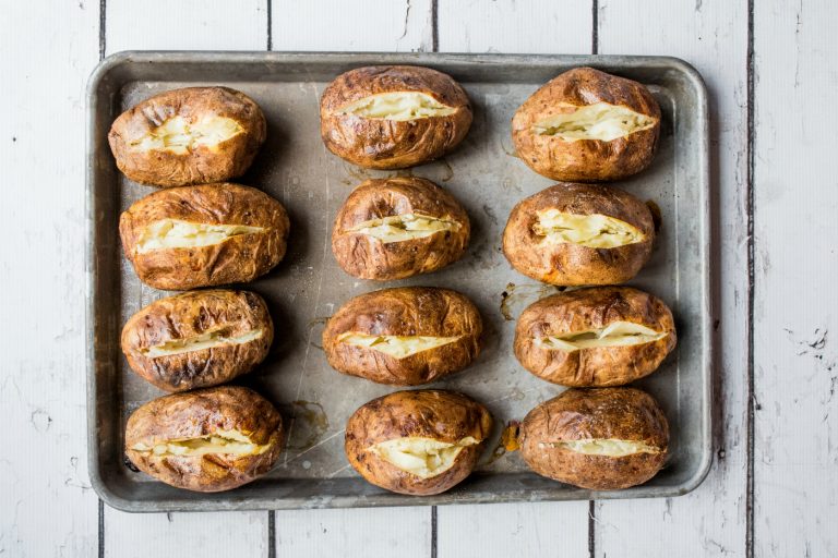 Baked Russet Potatoes - Reluctant Entertainer