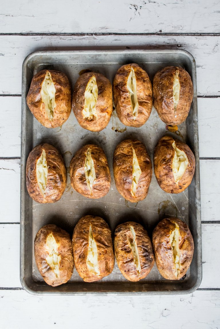 Baked Russet Potatoes - Reluctant Entertainer