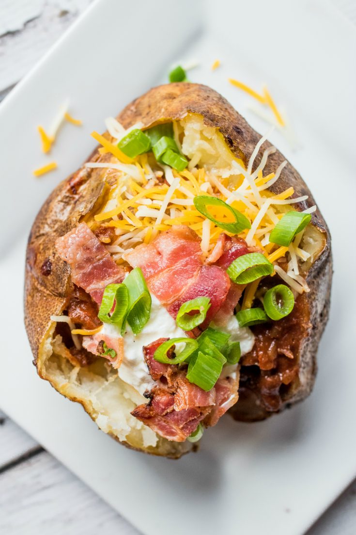 Baked Russet Potatoes - Reluctant Entertainer