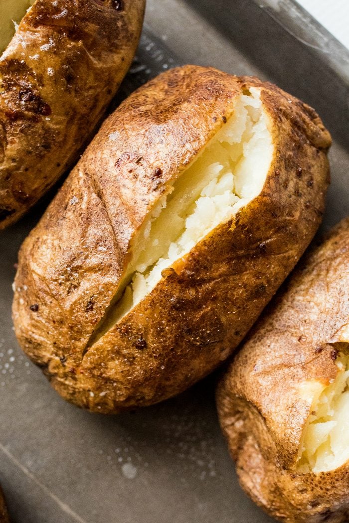 BEST Baked Russet Potatoes Recipe