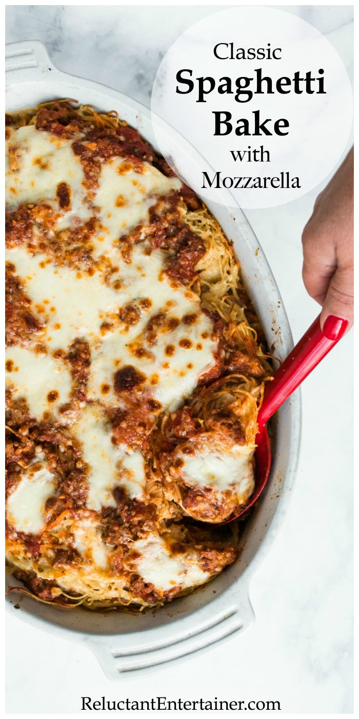 Classic Spaghetti Bake with Mozzarella Recipe