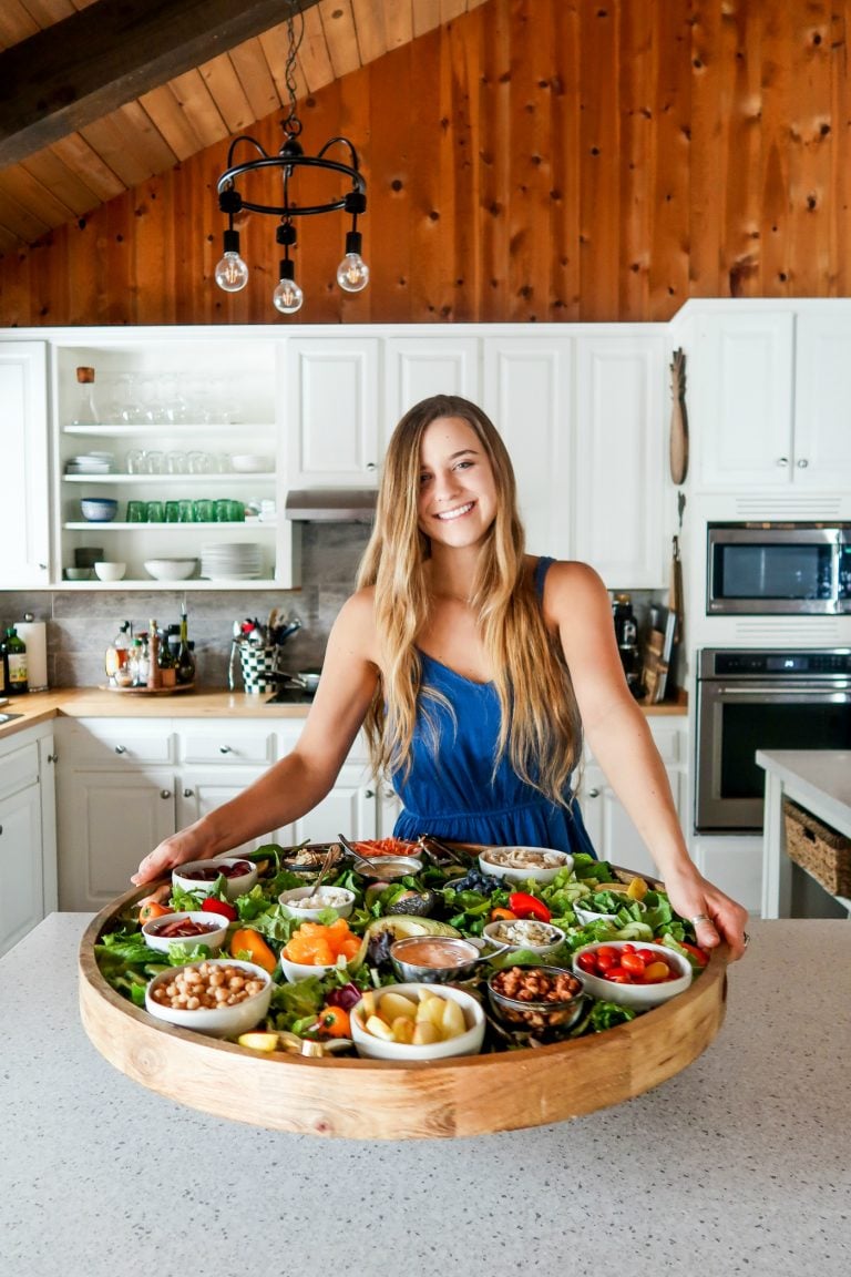 Epic Dinner Salad Board Recipe - Reluctant Entertainer