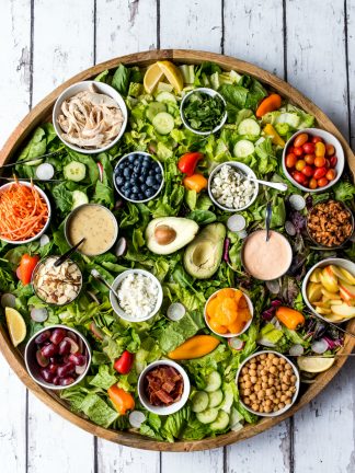 dinner salad board