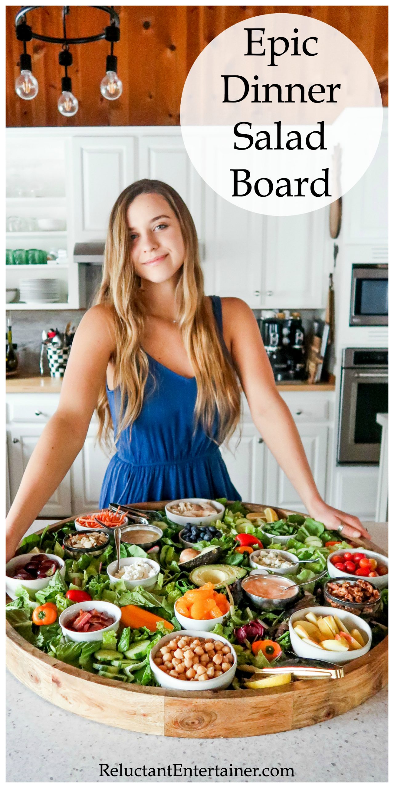 Epic Dinner Salad Board Recipe Reluctant Entertainer