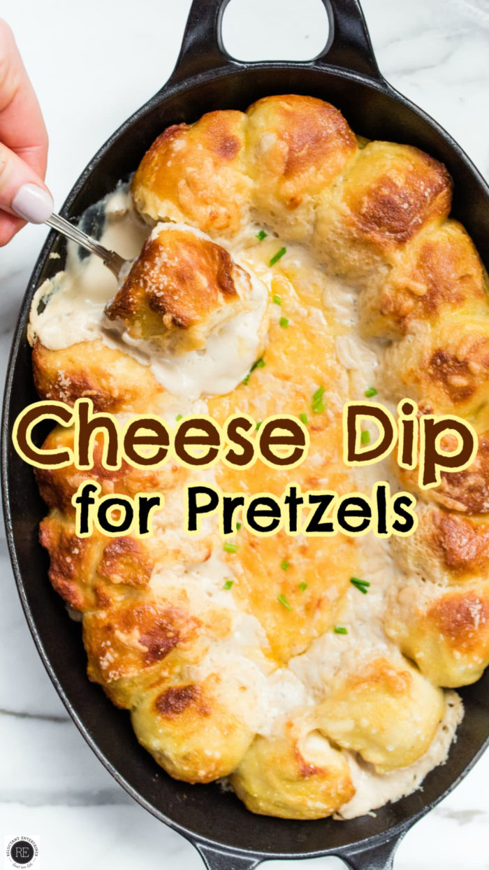 Cheese Dip for Pretzels - Reluctant Entertainer