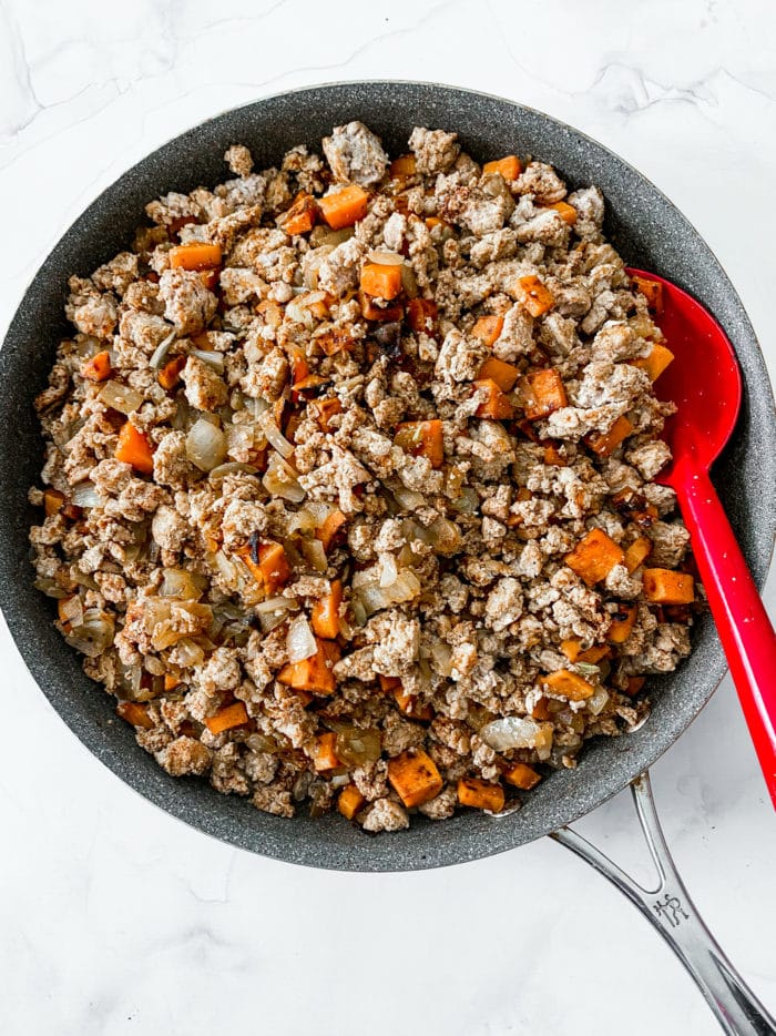 EASY Ground Turkey Sweet Potato TACO Meat