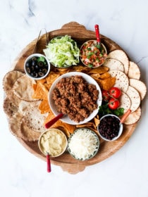 Vegan Pita Tacos Board Recipe