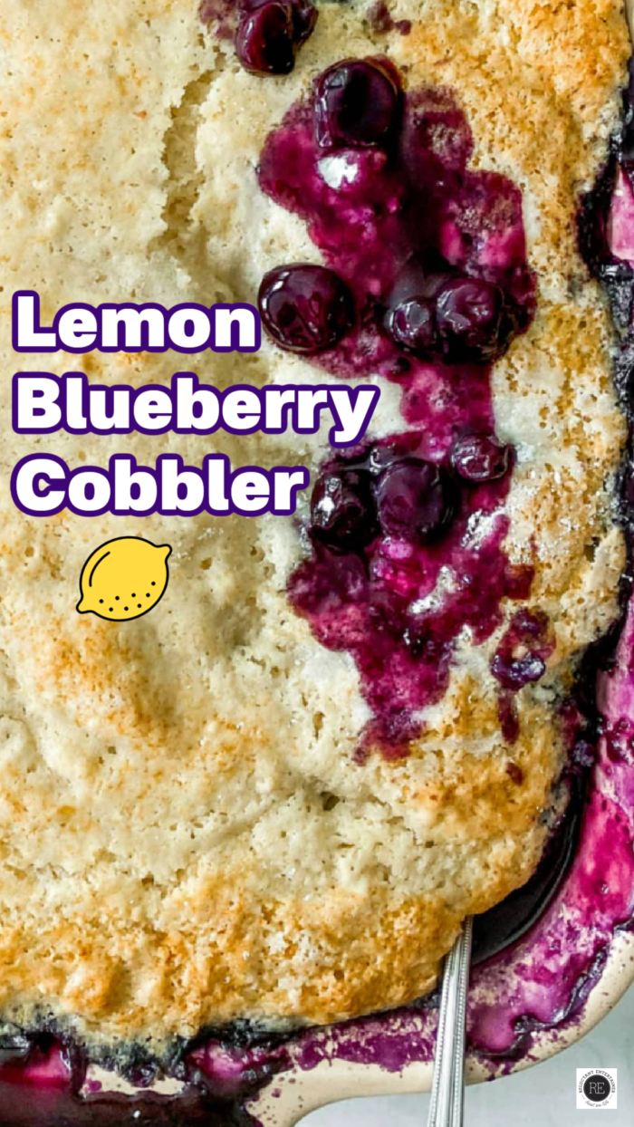 Lemon Blueberry Cobbler