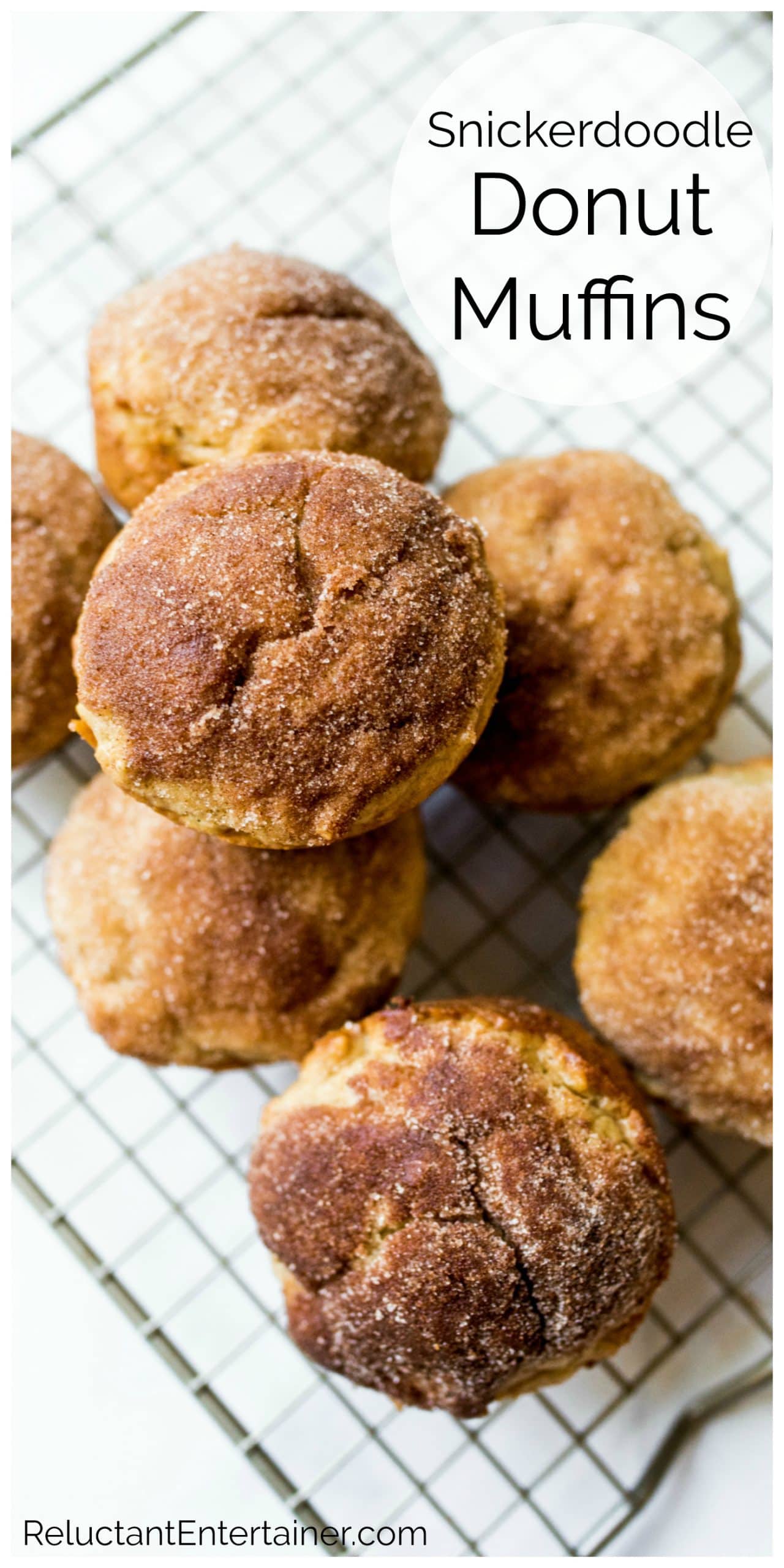 Snickerdoodle Donut Muffins Recipe Reluctant Entertainer