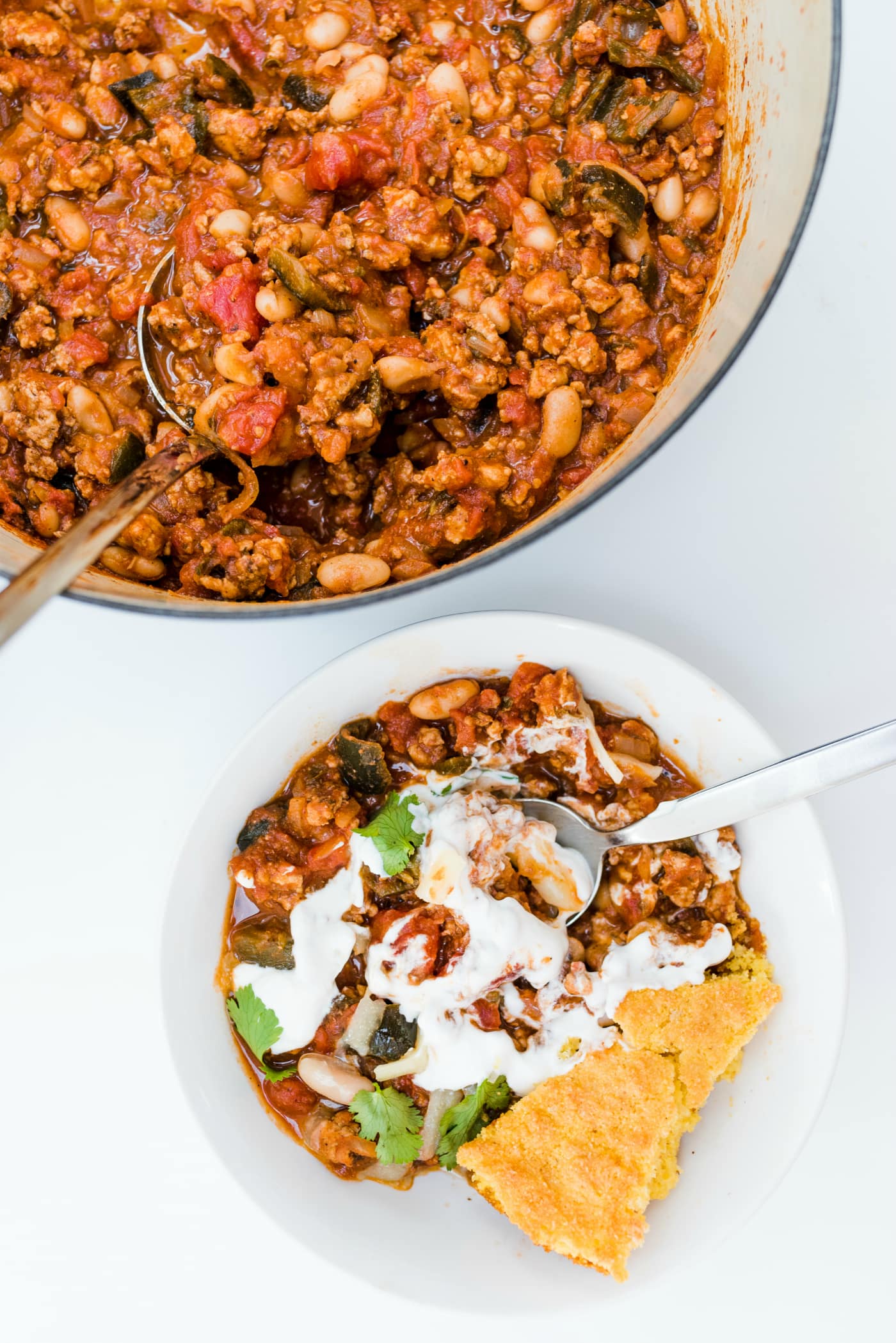 White Bean Turkey Chili Recipe