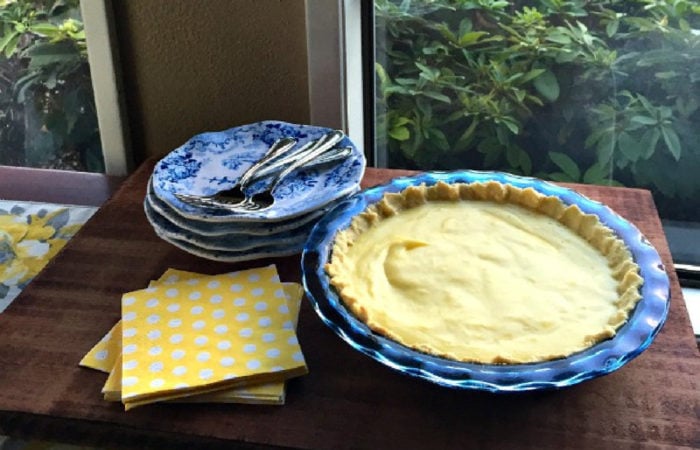 Sour Cream & Lemon pie without cream