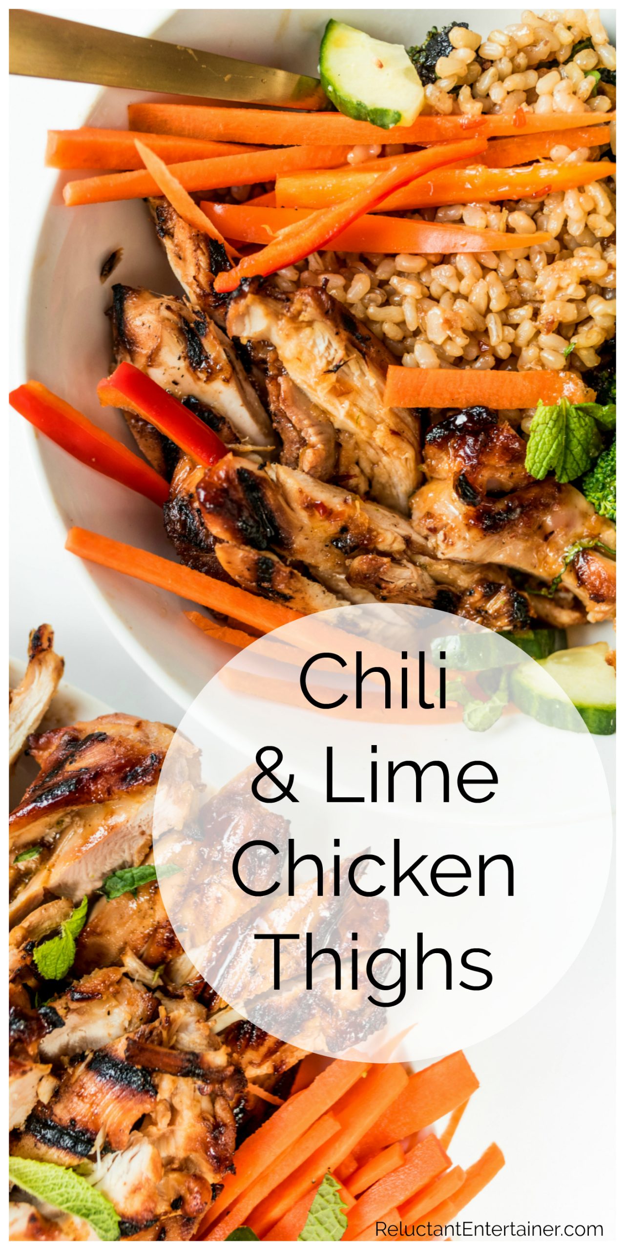 Chili Lime Chicken Thighs Platter Reluctant Entertainer