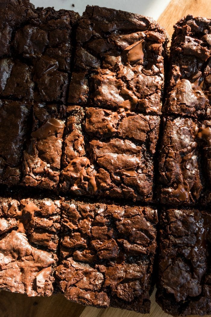 Homemade Chocolate Fudge Brownies - Reluctant Entertainer