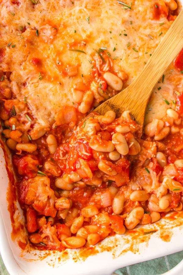 cheesy Baked Cannelini Beans