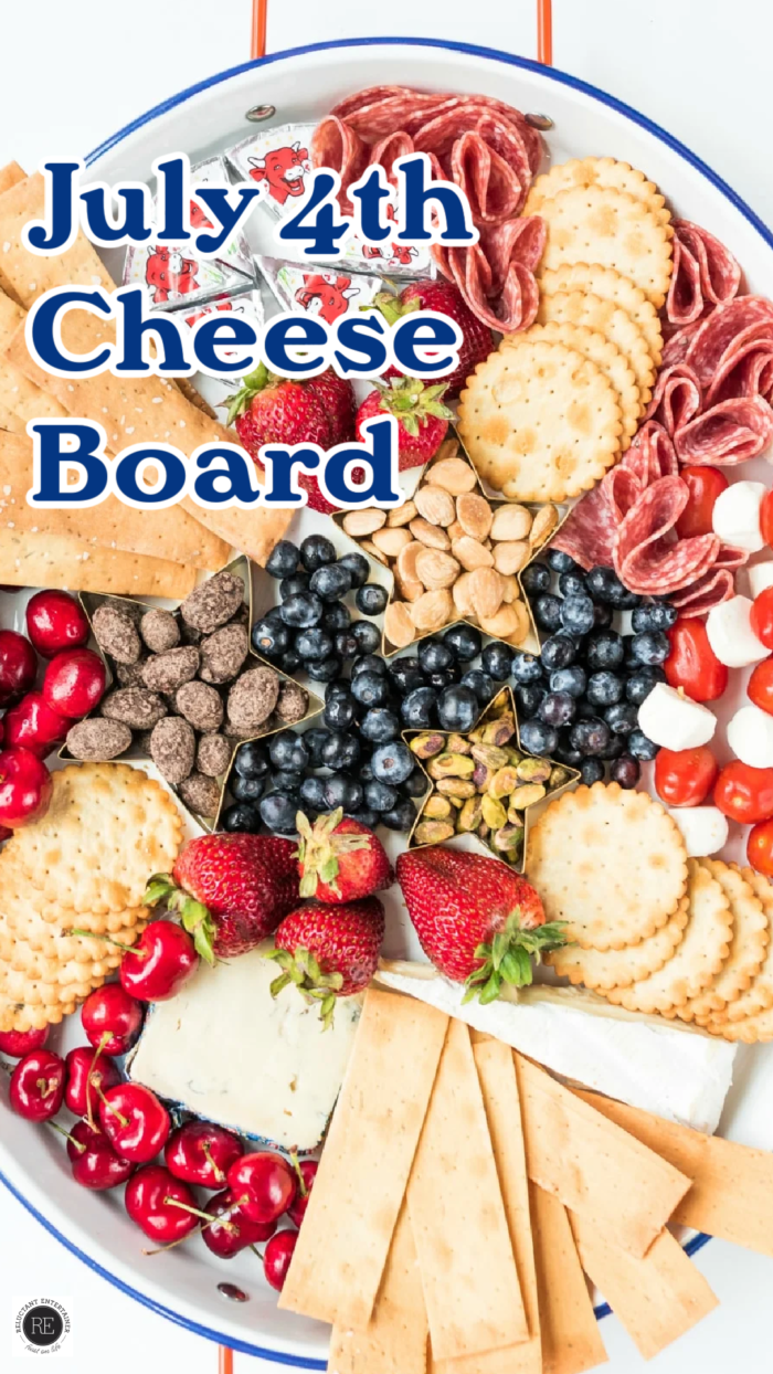 4th of July Cheese Board