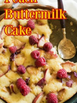 Peach Buttermilk Cake