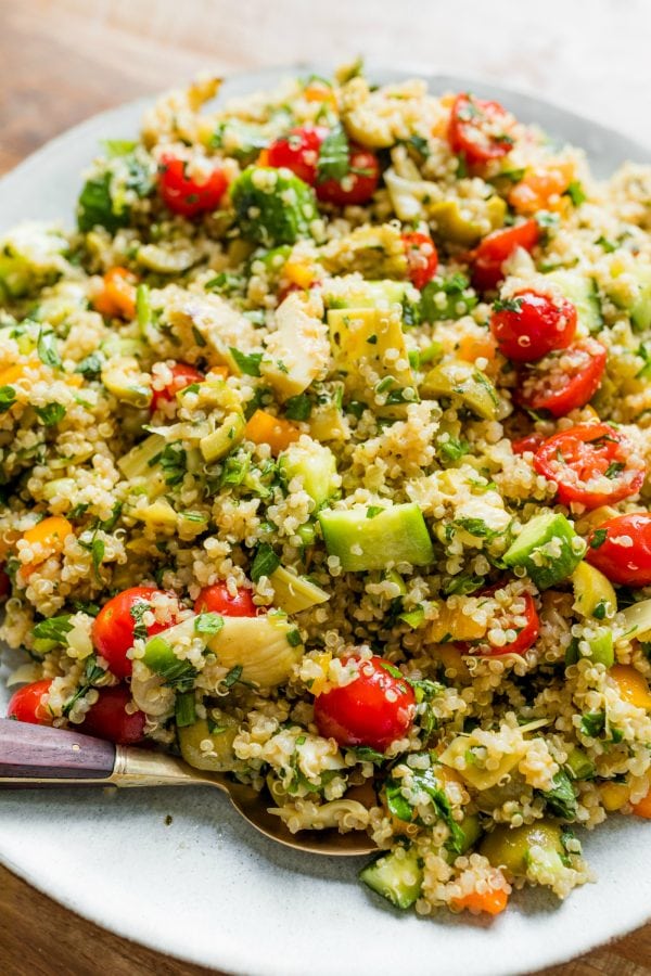 easy recipe of Herbed Quinoa Veggie Salad