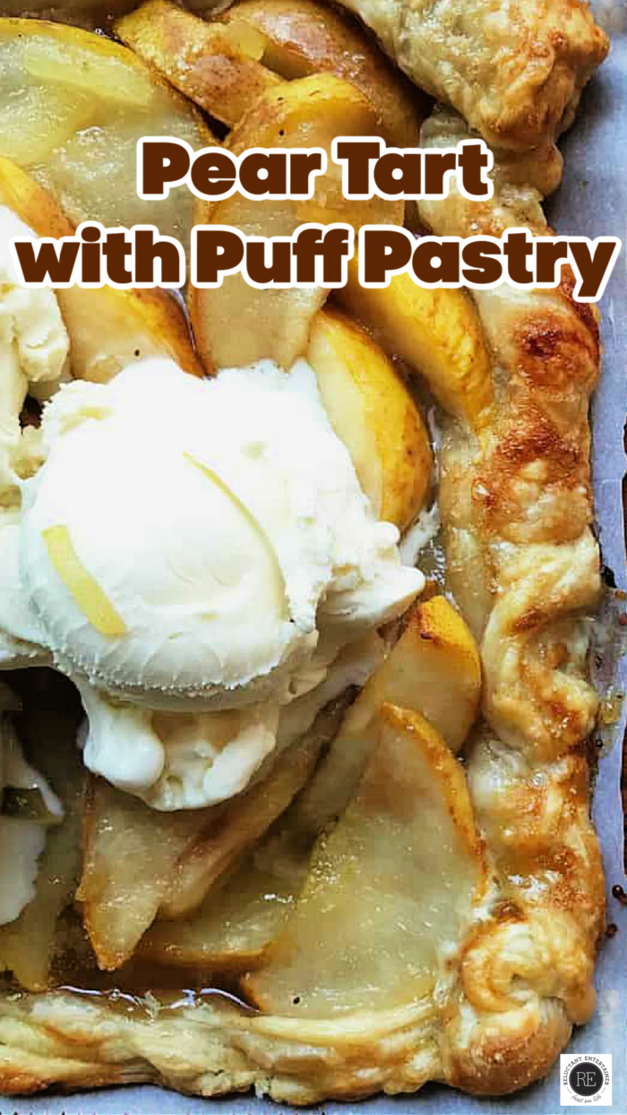 Pear Tart
with puff pastry