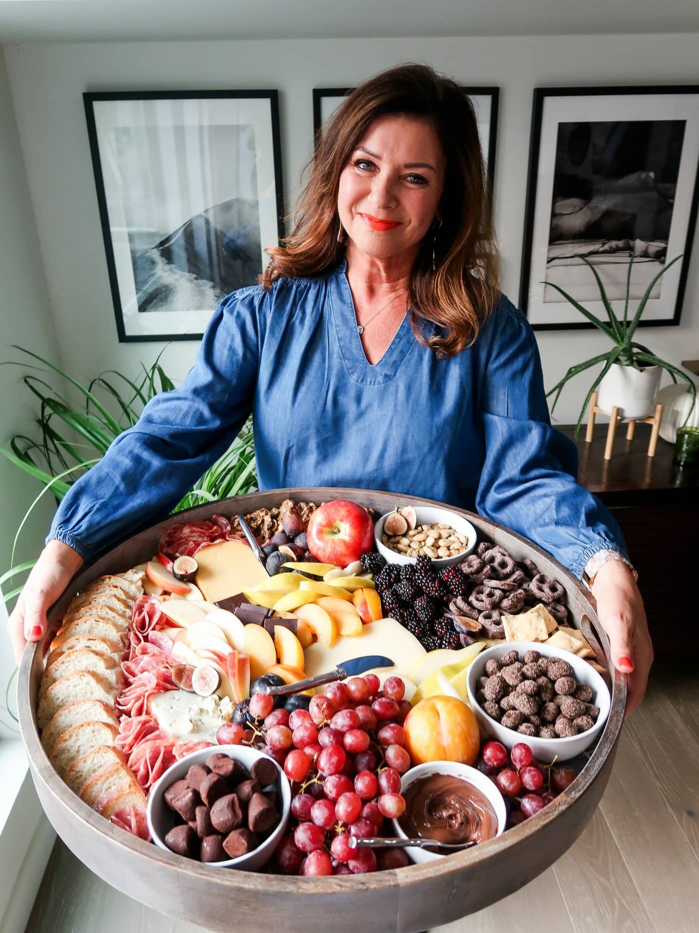 Mediterranean Charcuterie Board - Reluctant Entertainer