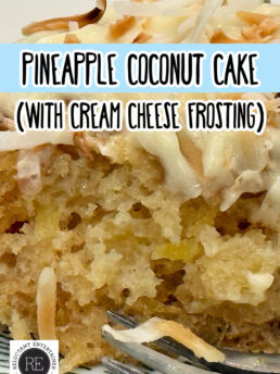 Pineapple Coconut Cake (with Cream Cheese Frosting)