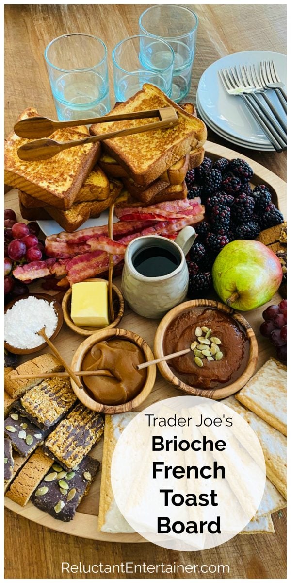 breakfast tray with french toast, bacon, and fruit